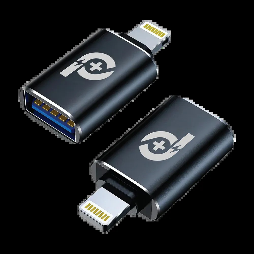 POWERO+ OTG ADAPTER USB TO LIGHTNING PR-OTGL2USA-BK