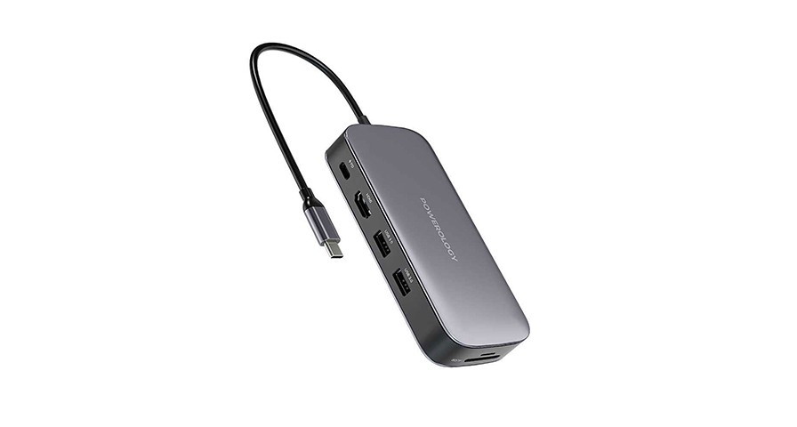POWEROLOGY 256GB USB C HUB & SSD DRIVE PWSDHB256