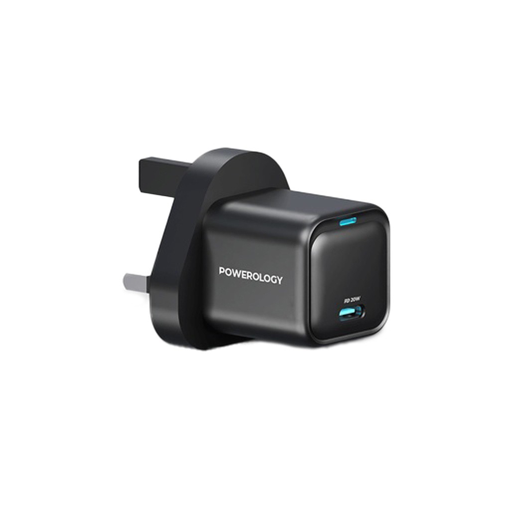 POWEROLOGY PD 20W ULTRA COMPACT GAN CHARGER PWCUQC016