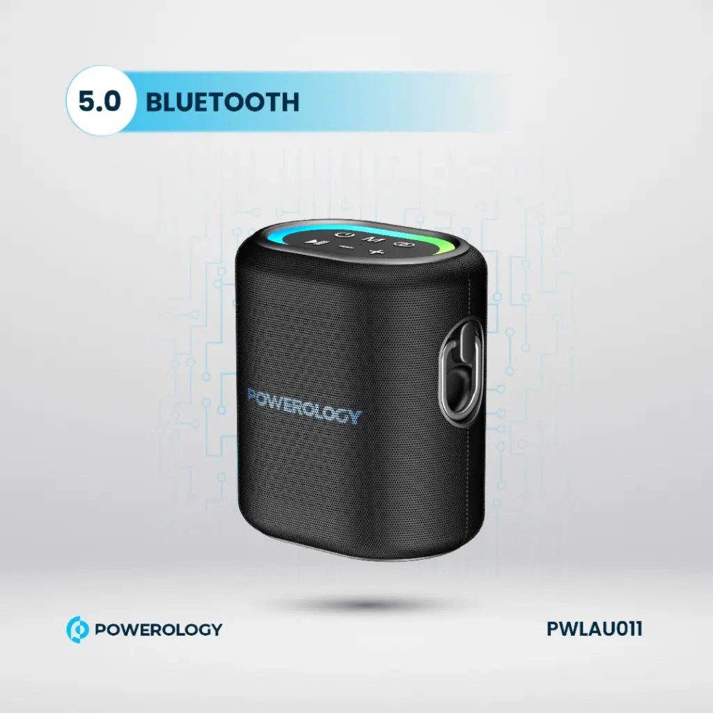 POWEROLOGY PORTABLE LOUD SPEAKER 25W BLACK PWLAU011
