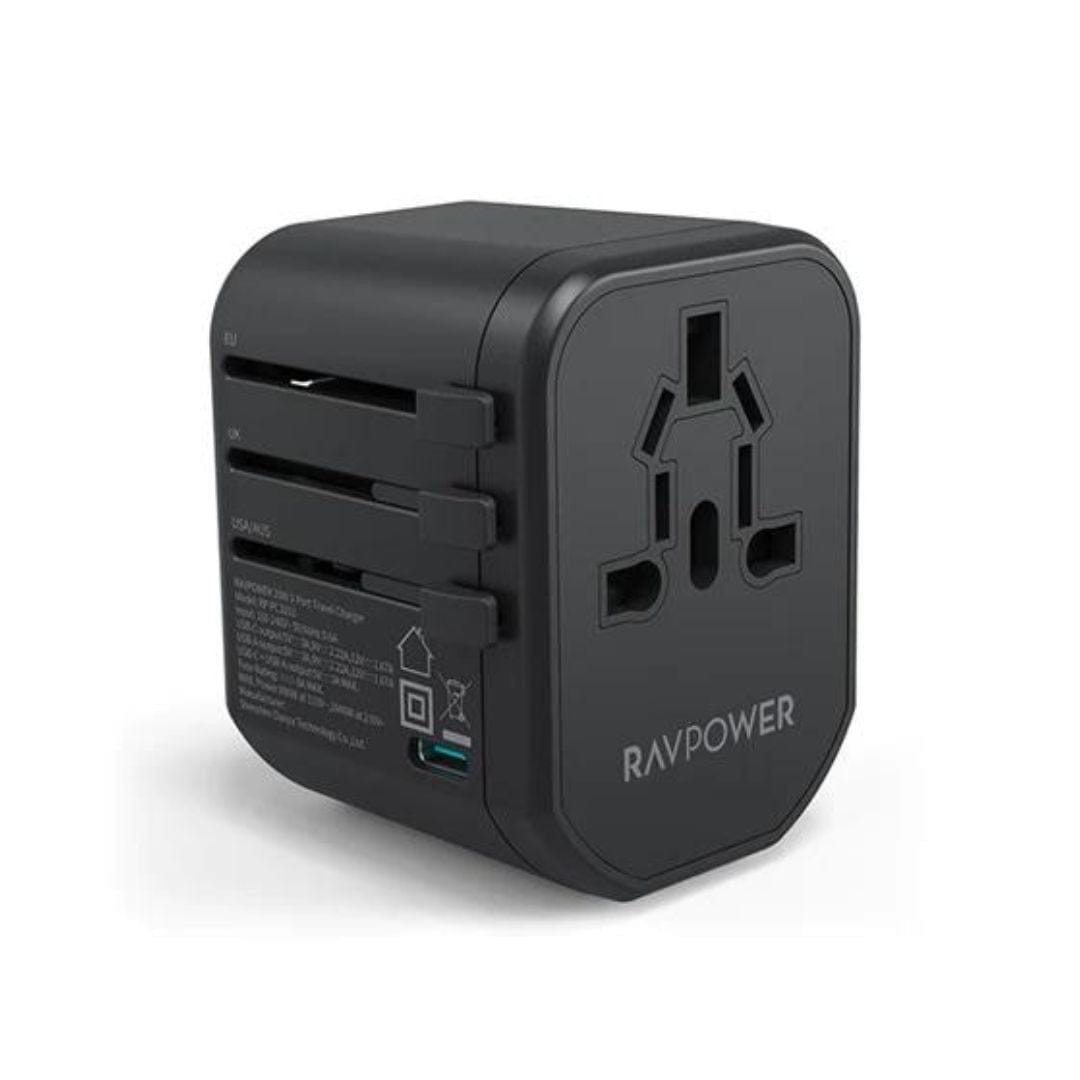 RAVPOWER 20W 3 PORT TRAVEL CHARGER PD 20W RP-PC1033