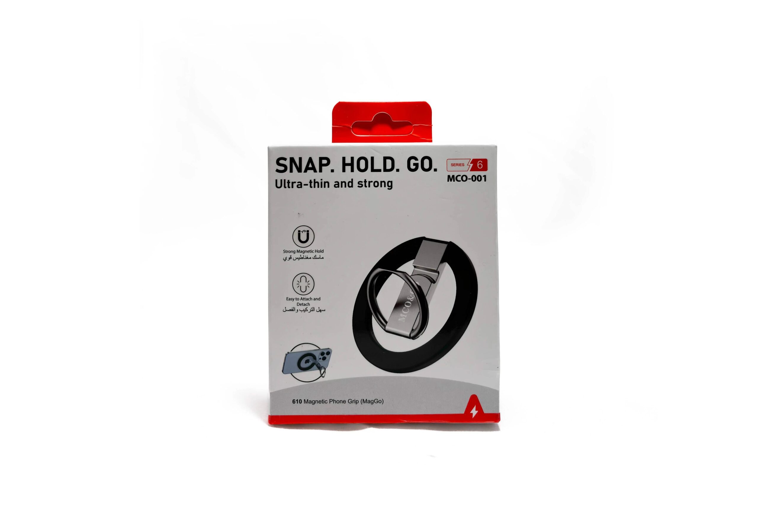 SNAP HOLD GO 610 MAGNETIC PHONE GRIP MAgGO MIX COLOR MCO-001