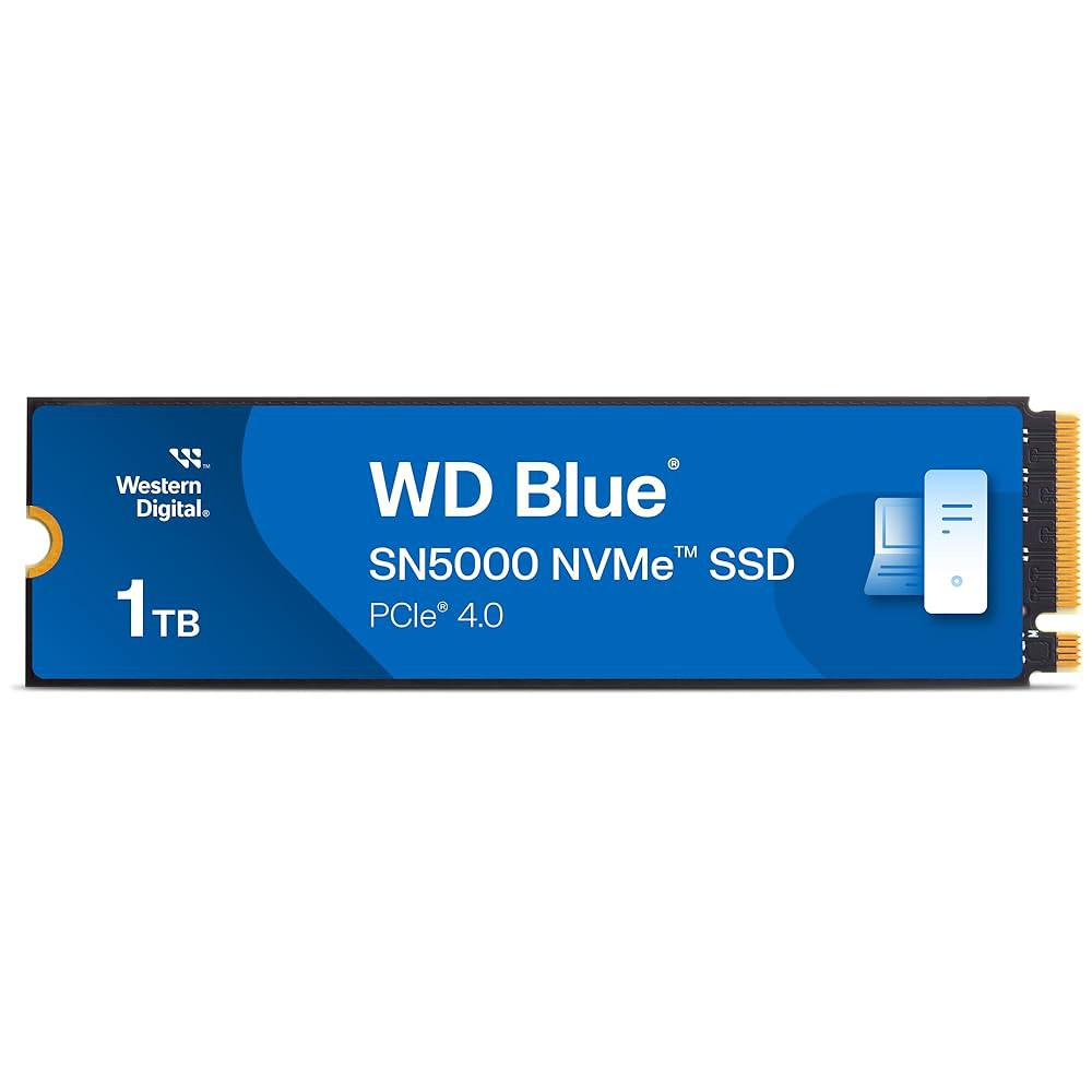 WD BLUE 1TB SN5000 NVME SSD WDS100T4B0E