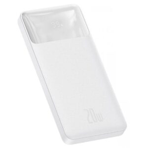 BASEUS BIPOW DIGITAL DISPLAY FAST CHARGE POWERBANK 10000MAH 20W WHITE PPBD050502