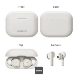 BASEUS BOWIE E17 TWS EARPHONE WHITE A00072200223-Z1