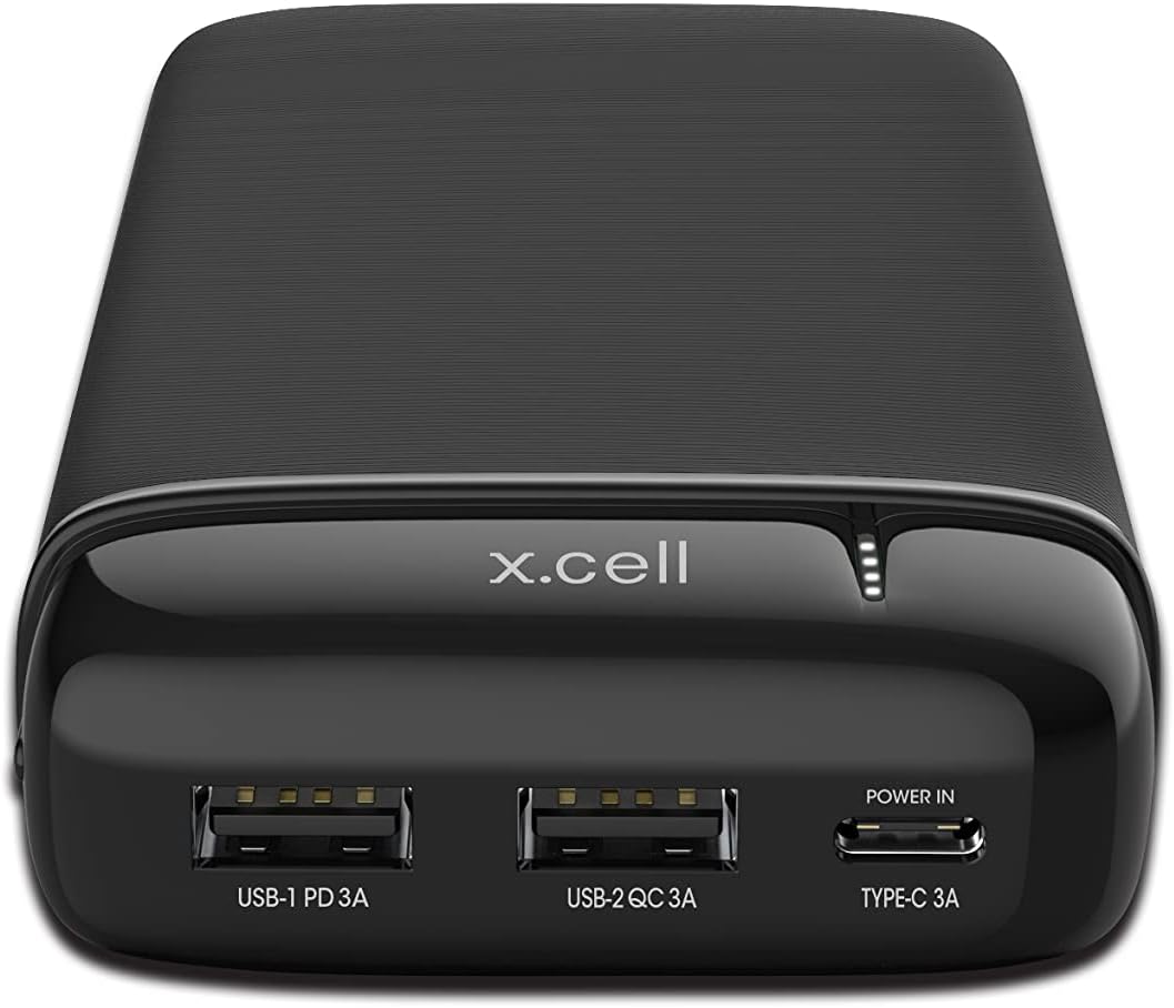 XCELL 20000MAH SAFEST & RELIABLE POWER BANK BLACK PC-20204 - Image 2