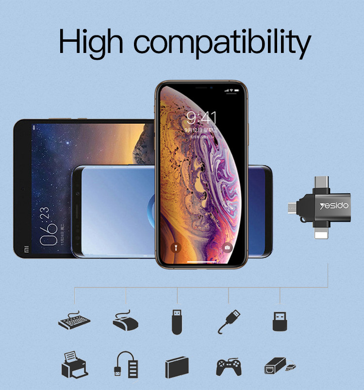YESIDO 3 IN 1 OTG GS15 - Image 2