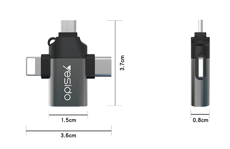 YESIDO 3 IN 1 OTG GS15 - Image 4