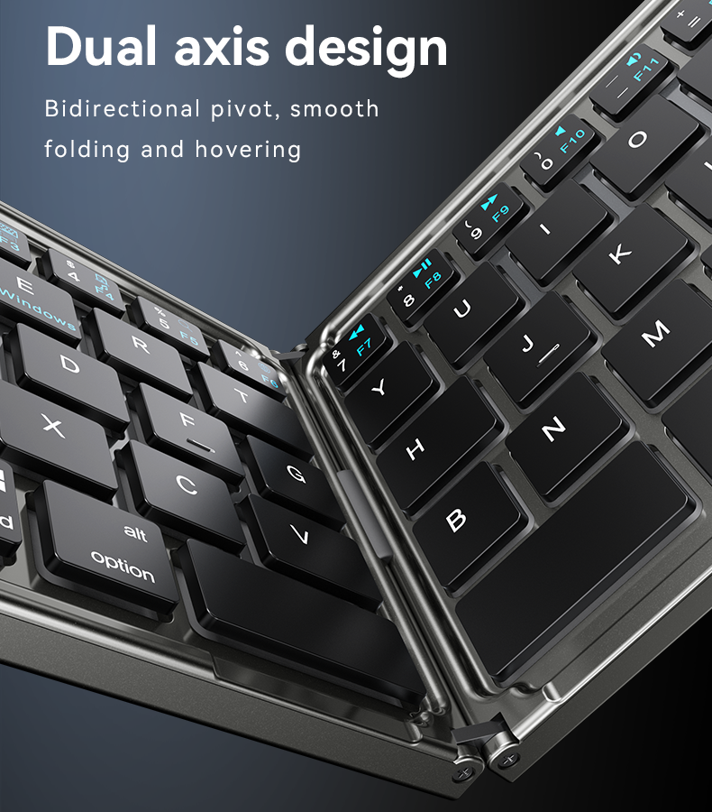 YESIDO FOLDABLE KEYBOARD KB27 - Image 5