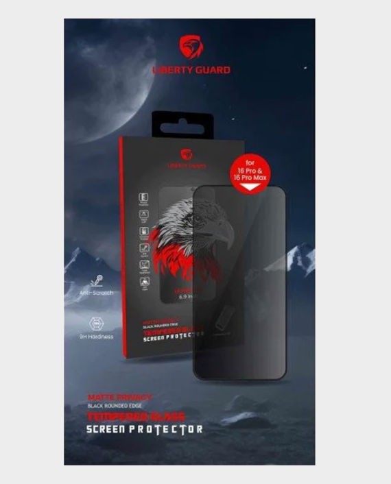 LIBERTY GUARD 16 PRO MAX PRIVACY TEMPERED GLASS LGPRV4F16PM