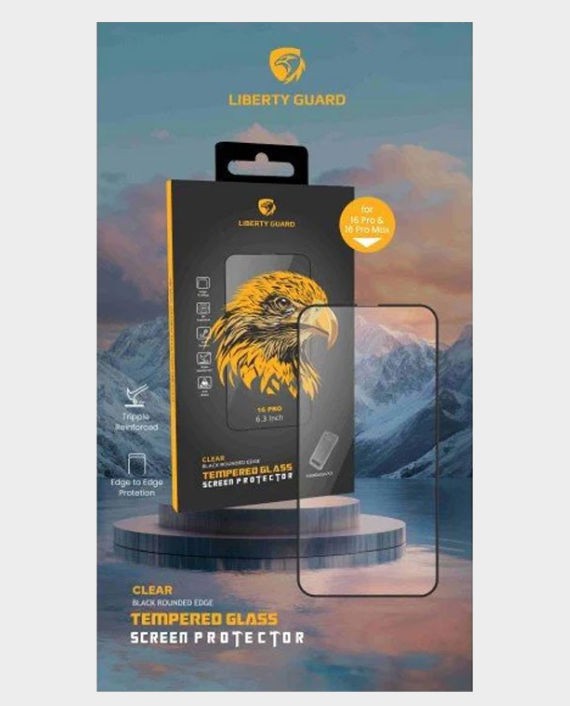 LIBERTY GUARD IPHONE 16 PRO MAX CLEAR SCREEN PROTECTOR LGCLR4F16PM