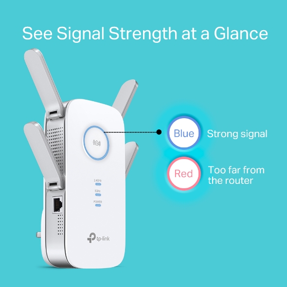 TP-LINK AC2600 DUAL BAND MESH WIFI EXTENDER RE650 - Image 3