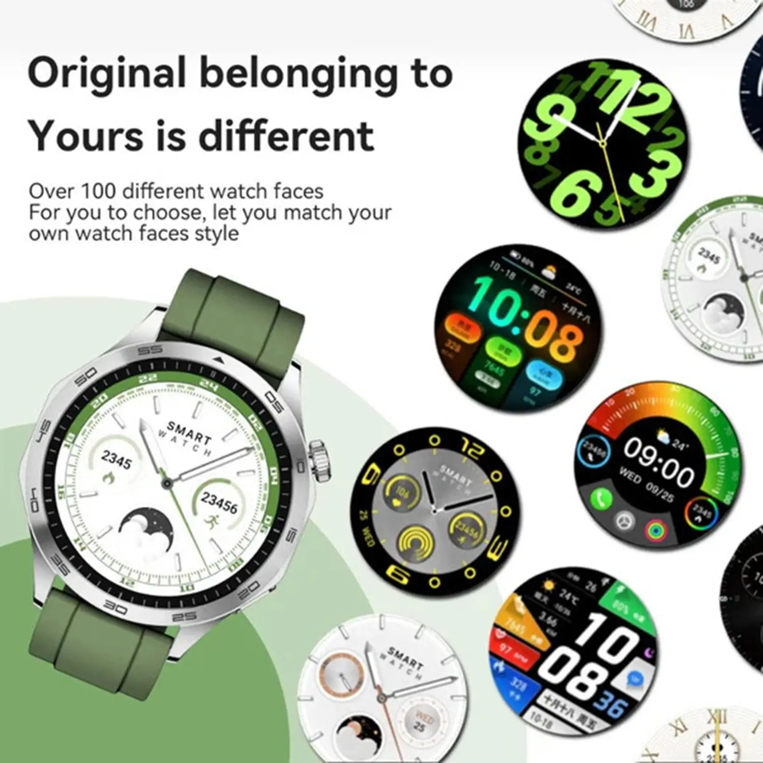 TELUX NEO SMART WATCH SILVER AM24 - Image 4
